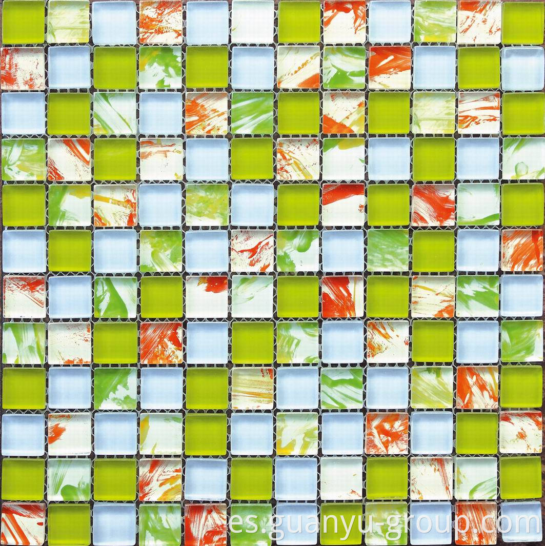 Hand Painting Mosaic Tile